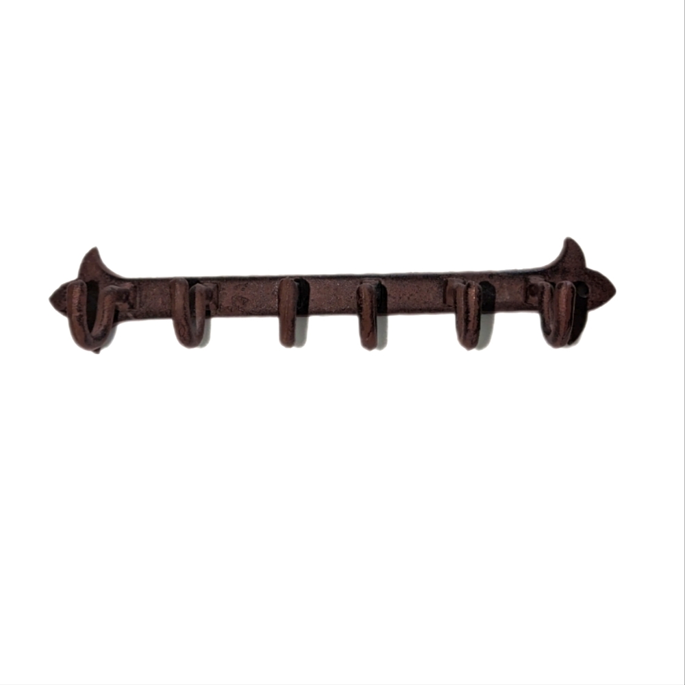 (2 for $40) Wrought Iron Wall Hook Bar - Vintage